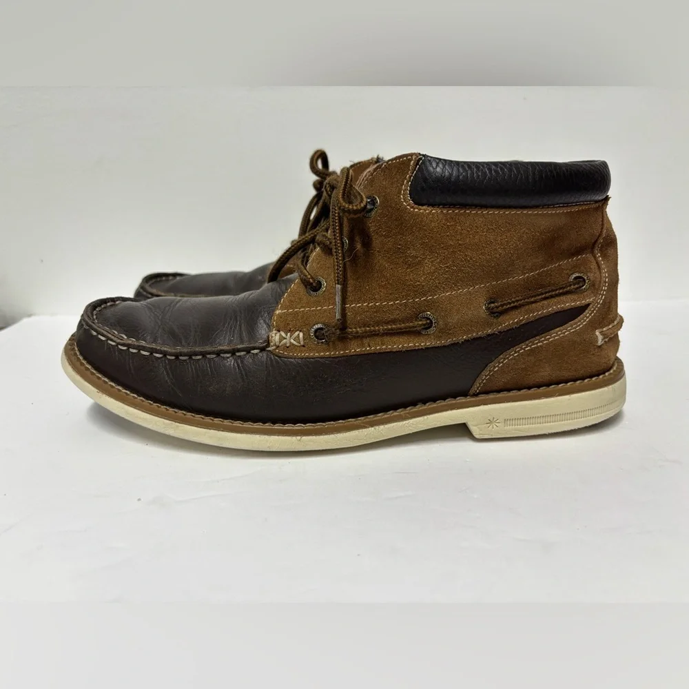 G.H. BASS & CO Pacific Brown Leather Lace Up Ankle Boot Men’s Size 7 1/2